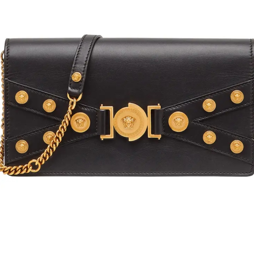 Brand New Versace Tribute Medallion Flap Crossbody